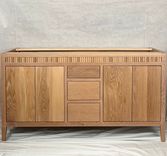 Linworth 60 Fluted White Oak Bathroom Vanity with Elegant Reeded Detailing 1 small