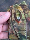Leather Jasper flap wallets in hand dyed leather 4 small