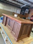 Walnut and Bubinga Executive Desk 1 small