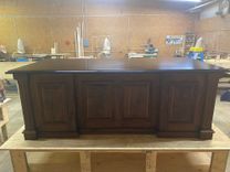 Walnut and Quartz Executive Desk 2 small