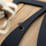 Personalized Metal Address Sign, Custom House Number Plaque, Stylish Horizontal Laser Cut Steel Numbers, Minimalist Outdoor Home Wall Decor 4 small