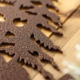 Personalized Metal House Number Plaque with Pine Trees 2 small