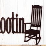 Aint High Falootin Southern Saying Metal Sign, Grandma & Grandpa Rocking Chair Front Porch Plaque, Established Year Wedding Anniversary Gift 5 small