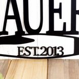 Personalized Aviator Captain Name & Established Year Metal Sign, Custom Airplane Propeller Est. Date Steel Plaque, Pilot Graduation Gift 3 small