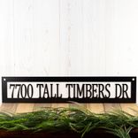 Personalized Hanging Metal Address Sign 1 small