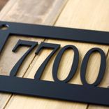 Personalized Hanging Metal Address Sign 2 small