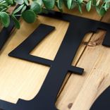 Rectangular Metal House Number Sign 2 small