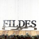 Custom Airplane Propeller Metal Last Name Sign for Aviation Pilot 5 small