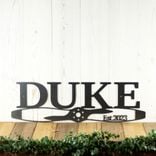 Personalized Aviator Captain Name & Established Year Metal Sign, Custom Airplane Propeller Est. Date Steel Plaque, Pilot Graduation Gift 4 small