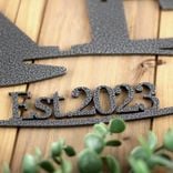 Personalized Airplane Propeller Metal Family Name and Established Year Sign 5 small