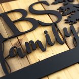 Personalized Family Last Name Metal Sign, Cedar Trees & Adirondack Chair Wall Decor, Custom Vacation Retreat Plaque for Lake House or Cabin 2 small