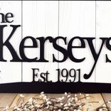 Personalized Family Last Name and Established Year Metal Sign, Rustic Pine Trees Nature Scene Wall Art, Custom Farm Est. Date Steel Plaque 4 small