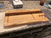 Cutting Board With Knife Storage. 2 small