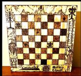 Lord Of The Rings Chess Board, Middle Earth 2 small