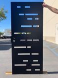 Designer Metal Entry Gate #9061 R. O. width 36" by 60" H 2 small