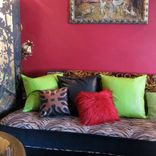 Custom Made Leather Pillows 6 small