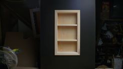 recessed shelf unit 1 small