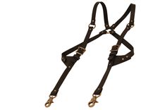 Holster Suspenders - Suspender - Project Transaction - Leather Suspenders - X back Suspenders 4 small