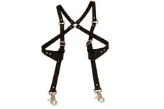 Holster Suspenders - Suspender - Project Transaction - Leather Suspenders - X back Suspenders 5 small