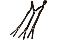 Black Leather Suspenders 3 small