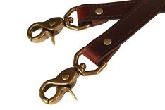 Red Leather Suspenders - Oxblood Leather Suspenders - Burgundy Leather Suspenders 5 small