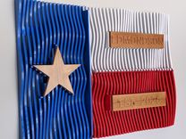 Personalized Parametric State of Texas Flag 2 small