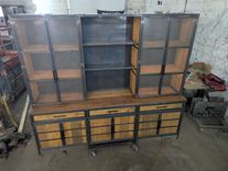 Rustic Credenza & Hutch 2 small