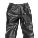 Womens Slim Fit Leather Trousers- Made-to-Order in standard sizes 2 small