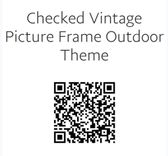 Black And White Check Picture Frame Masculine Picture Frame Fishing Outdoor Theme 6 small