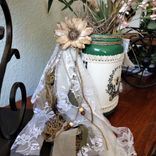 Custom Utensil Jar Storage Canister Vintage Honey Bee 3 small