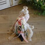 Crowned Bird Statue Romantic Shabby Chic Decor 2 small