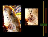 Spiral, jewelry, Metaphysical, gemstones, Healing jewelry, Gemstone Healing jewelry, Crystal healing, Gemstone Healing , Gemstone Necklace, Zen, Jewelry, Healing, Copper, Sacred Spirals, Spiral jewelry, 4 small