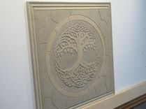 Tree Of Life Limestone Decorative 18" x 18" Decorative Tile 4 small