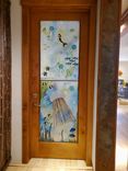Fused glass door panels 2 small