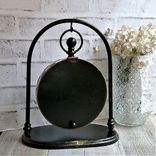 Elegant Check Vintage Mantle Clock Large Checked Clock Checkered Decor 3 small
