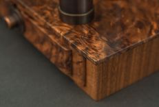 5 Light Walnut Desk Lamp 3 small