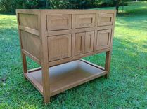 White Oak Bathroom Vanity 1 small