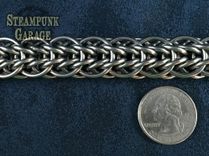 Niflheimr Wallet Chain - Stainless Steel - Handcut Rings 4 small