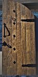Old World Rustic Castle Gate; Hacienda, Ranch, Southwestern, Santa Fe Style Wood Entry Gates 1 small