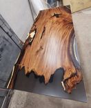 Custom Monkey Pod Resin Cast Dining Table 1 small