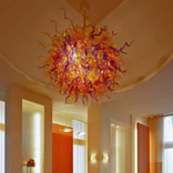 Large Restaurant Chandeliers' | Hand Blown Glass Art Chandeliers - Custom Chandeliers 2 small
