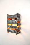 Wine Barrel Wall Sconce - Boucle - Made From Retired California Wine Barrel Rings 4 small
