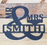 Mr & Mrs Custom Sign 3 small