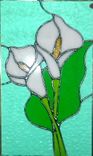 Calla Lily Stained Glass Window 3 small