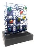 Fused Glass Sculpture - Zoom! 1 small