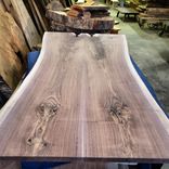 Black Walnut Slab Table And Benches 5 small