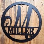 Monogram Sign 4 small