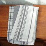 Farmhouse Grainstripe Towel Set With Sewn Corner Hangers 4 small