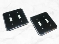 Perimeter Crystallized Switch Plate Toggle Rocker Outlet Decor Bling European Crystals Bedazzled 2 small