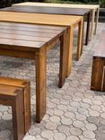 Cedar Wood Dining Table And Bench 1 small